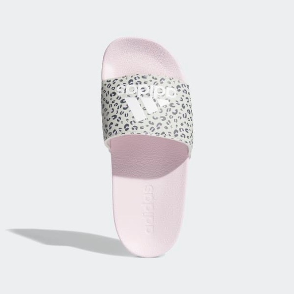 Adidas Pink Leopard Slides | Poshmark